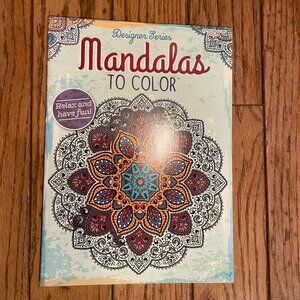 Mandalas To Color - Adult Coloring Book - Designer Series